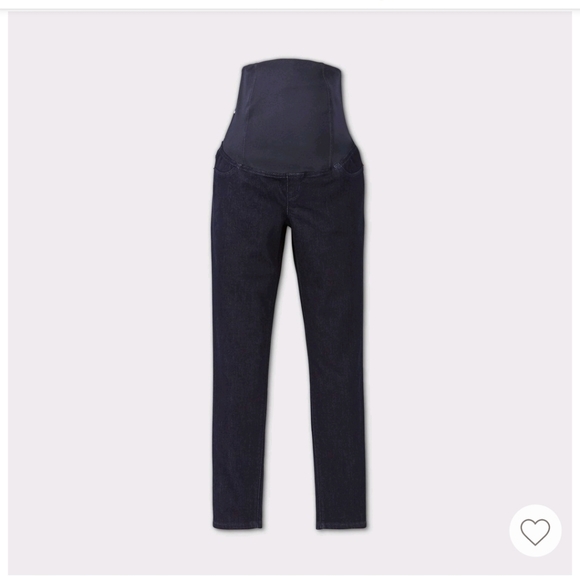 Crossover Panel Maternity Jeggings - Picture 5 of 8